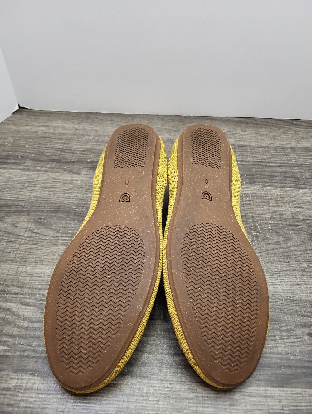 Rothys Flats Ballet Loafers Shoes Lemon Drop Slip On Breathable Women's Size 8 - Picture 7 of 10